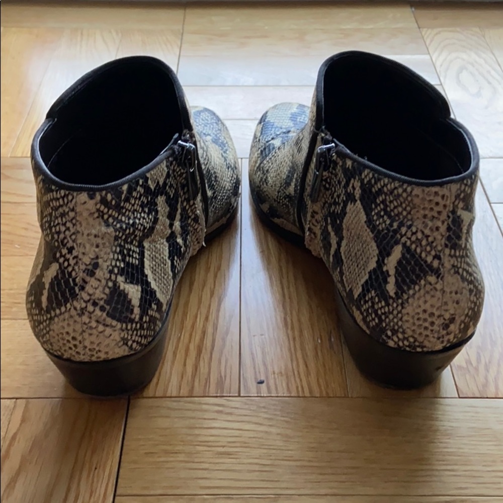 Sam Edelman Snake-print Booties - Picture 6 of 8